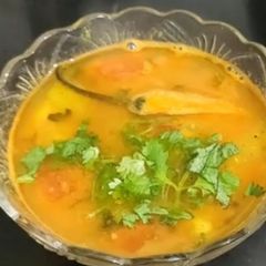 A picture of Jain sambhar recipe without onion garlic.