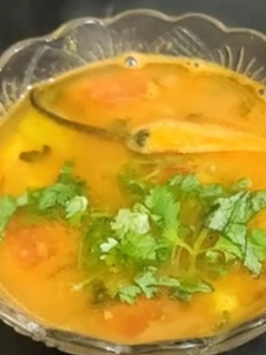 A picture of Jain sambhar recipe without onion garlic.