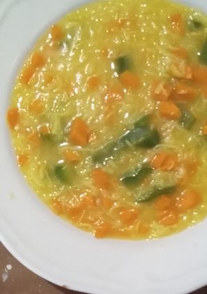 عکسی از دستور سوپ ورمیشل