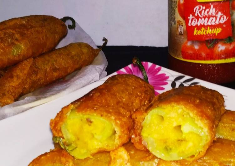 Recipe of Any-night-of-the-week Mirchi Vada