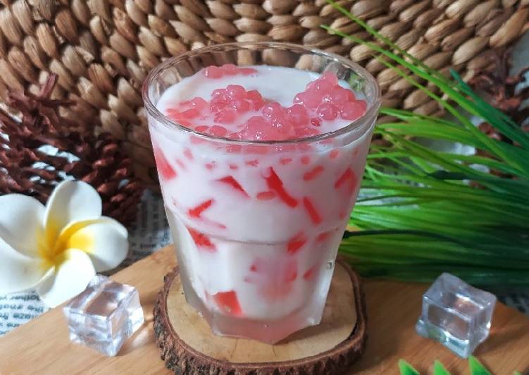 Olahan Es Mutiara Susu Jelly | Resep Membuat Es Mutiara Susu Jelly Yang Sempurna