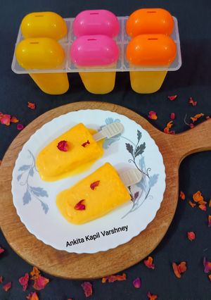 A picture of Mango Ice-cream.