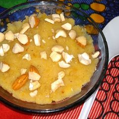 Moong dal halwa A picture of Moong dal halwa.