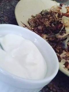 Foto de Mejadra (Arroz com Lentilhas - prato muito antigo, popularíssimo no mundo árabe)
