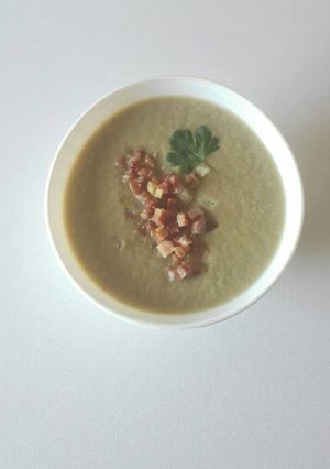 Una foto de Crema de berenjenas