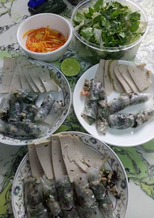 Hình của món Bánh cuốn nóng nhà làm.