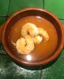 Camarones en salsa agridulce