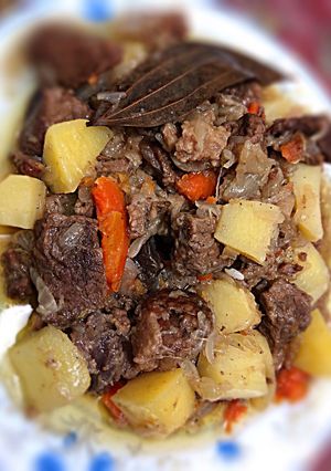 صورة لوصفة كباب حلة 🌶🥕🍗🥔