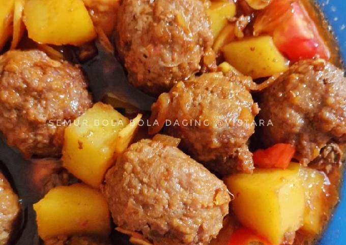 Semur Bola Bola Daging