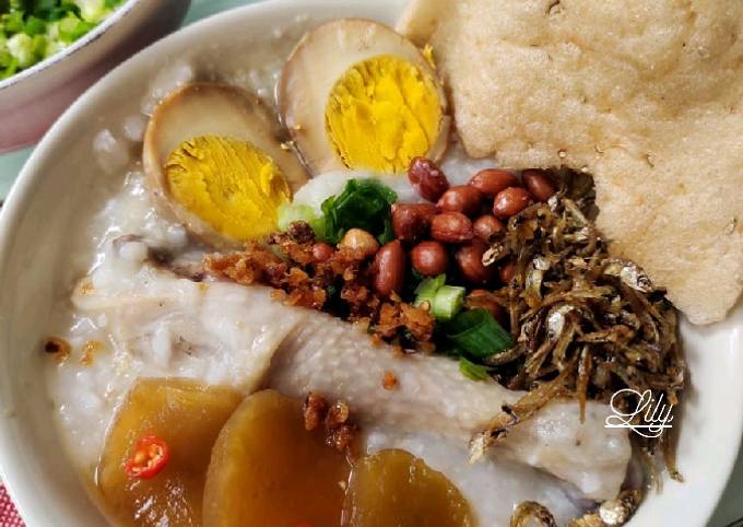 Resep Bubur Ayam Kampung Oleh Lily Cookpad