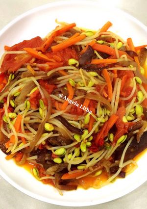 Foto resep Tumis sayur jamur & wortel
