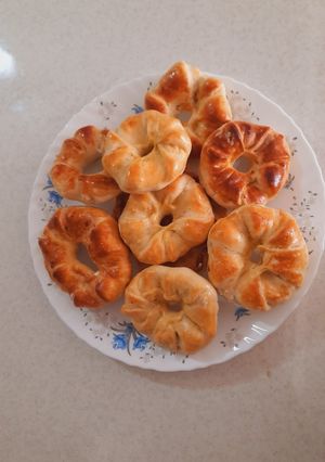 عکسی از دستور پیراشکی مرغ