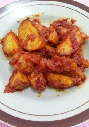Foto resep Sambal goreng kentang