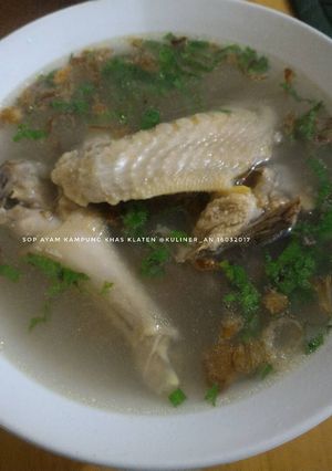 Foto resep Sop Ayam Kampung khas Klaten