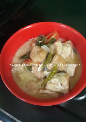 Foto resep #23 Sayur tahu lombok ijo