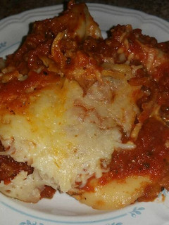 A picture of Lazy Crockpot Lasagna.