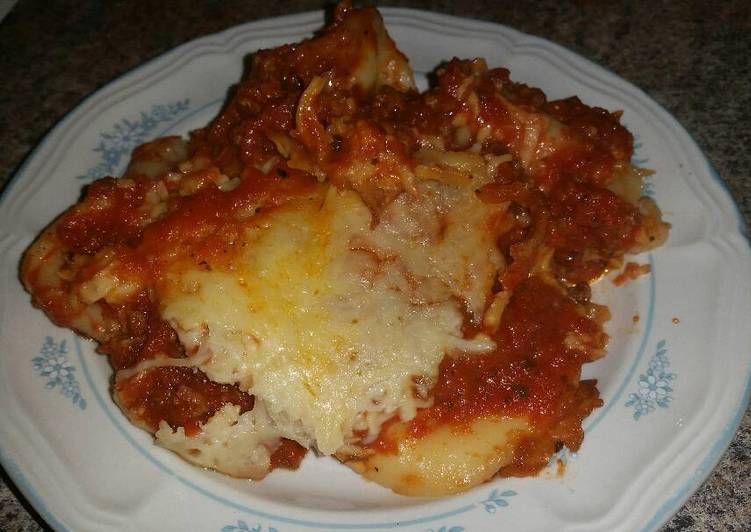 Lazy Crockpot Lasagna
