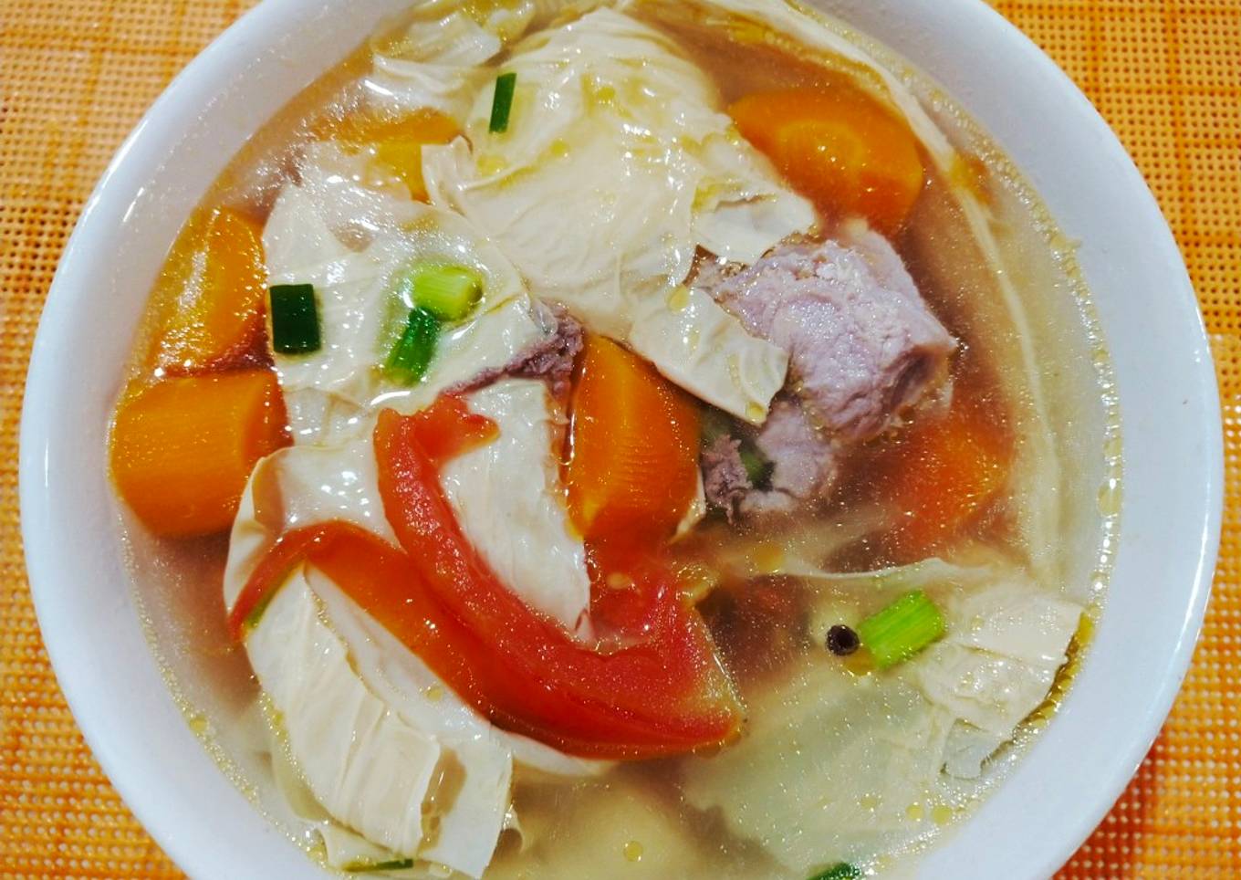Sop kembang tahu