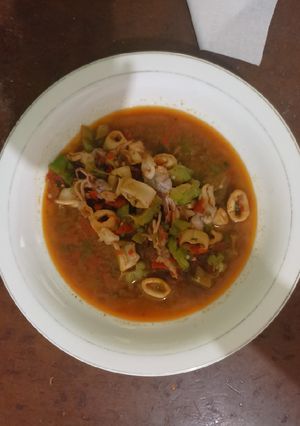 Foto resep Tumis Cumi Pare Sambel