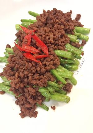 Foto resep Buncis Cah Sapi Simple
