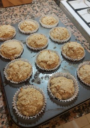 Una foto de Muffins de naranja y coco
