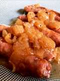 Sausages with Caramelized Onions (Tapa Style)