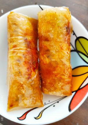Hình của món Nem cốm.