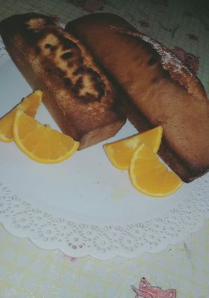 Una foto de Budín de naranja