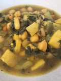 Olla de pota y borraja