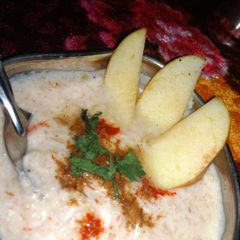 A picture of Apple Raita.