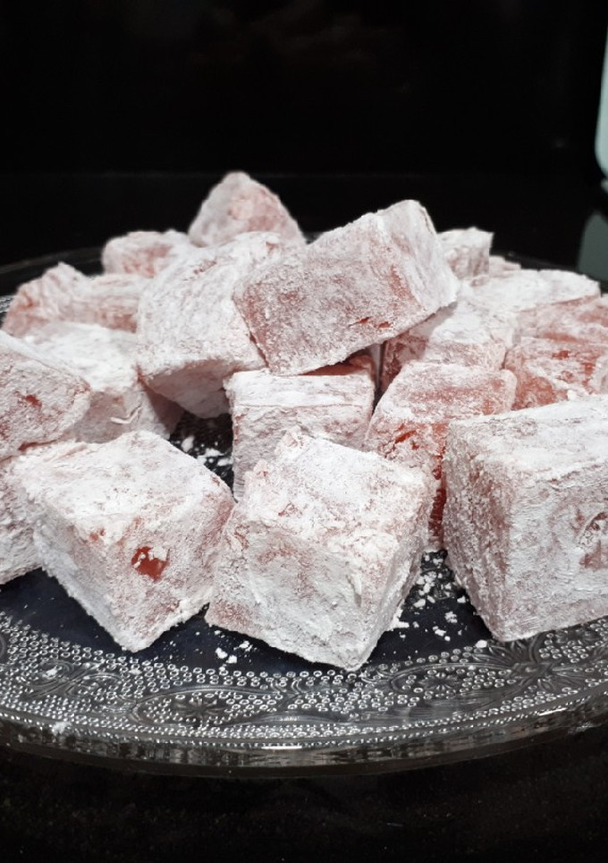 Una foto de Delicias turcas con sabor fresas