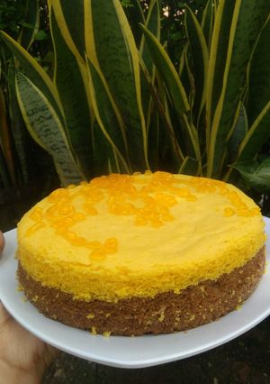 Foto resep Bolu Kukus Pop Ice Lapis Nutrisari Jeruk