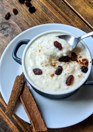 A picture of Arroz Con Leche (Rice Pudding).