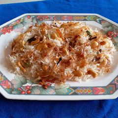 A picture of Kerala Ghee Rice (Malabar Ney Choru).