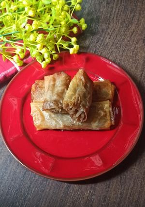 Foto resep Lumpia ubi yakon nanas