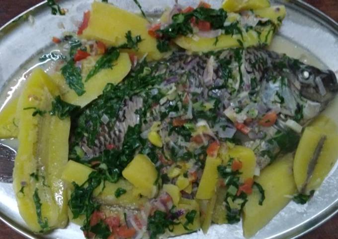 Recipe of Thomas Keller Steamed fish Matoke
