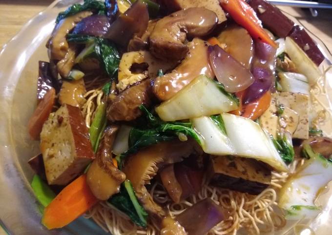 Crispy Vegetable Chow Mein Recipe