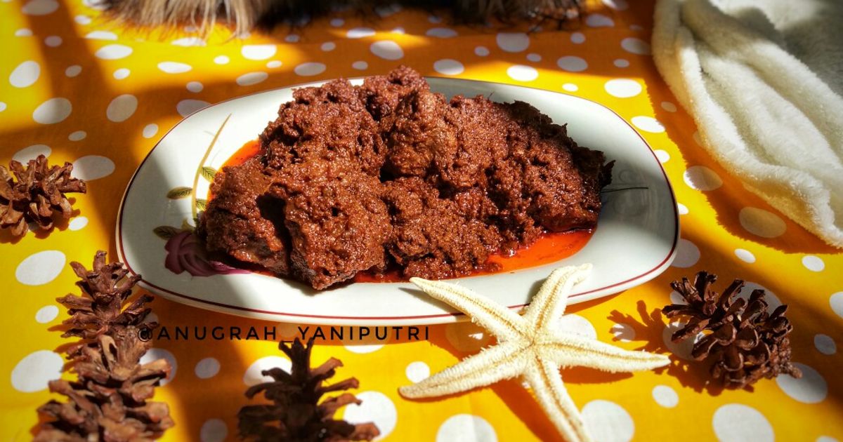 Rendang daging (menu buka puasa)