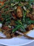 กุ้งผัดผงกะหรี่