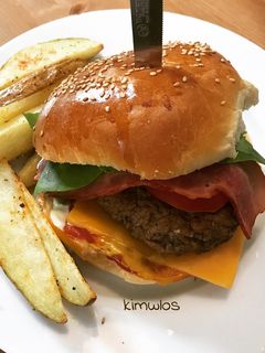 Φωτογραφία της συνταγής Burger της cookpad, το απόλυτο!