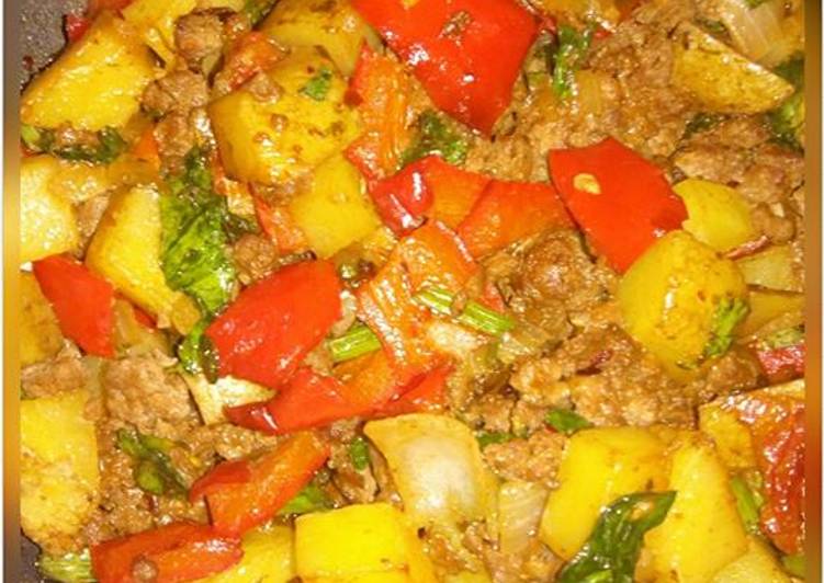 Simple Way to Make Super Quick Homemade Colorful Beef Hash