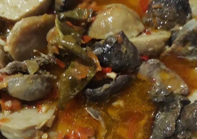 Resep Oseng Hati Ampela Bakso Pedas Anti Gagal