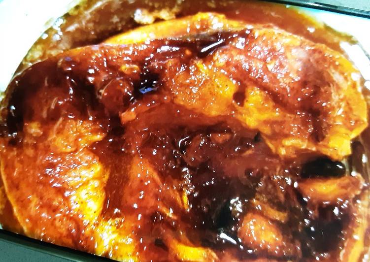 Crockpot Honey-garlic chicken thighs Crockpot Honey-garlic chicken thighs