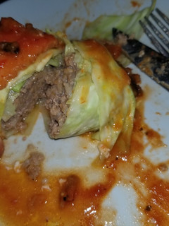 A picture of Bacon Wrapped Stuffed Cabbage.