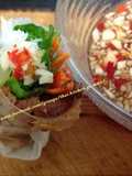 Vietnamese Fresh Spring Rolls with Lemongrass Grilled Pork