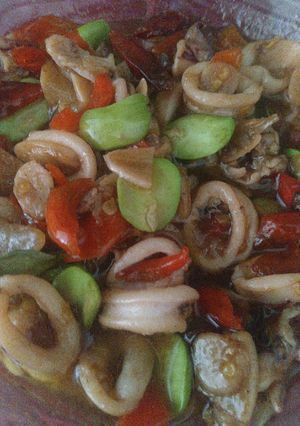 Foto resep Cumi Pete Saus Tiram