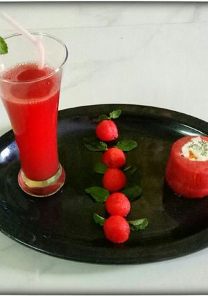 A picture of Watermelon cooler.