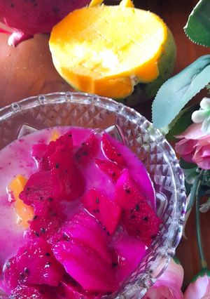 Foto resep Sop Buah Naga
