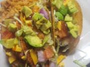 A picture of soft shell taco