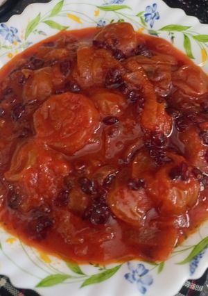 عکسی از دستور خورشت آلو مازندرانی